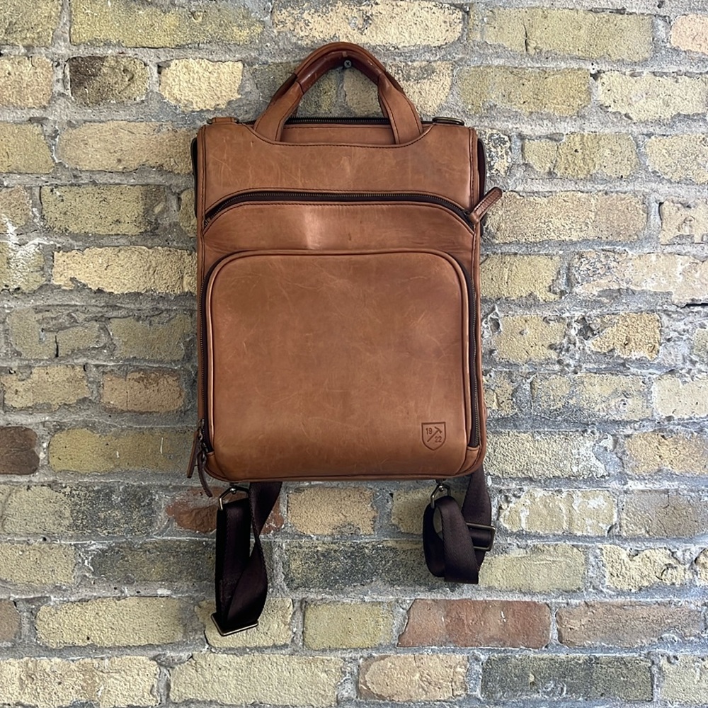 Allen Edmonds Leather Backpack